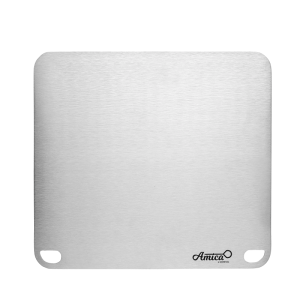 משטח אפיה מנירוסטה לאפיית פיצות ולחמים GI METAL