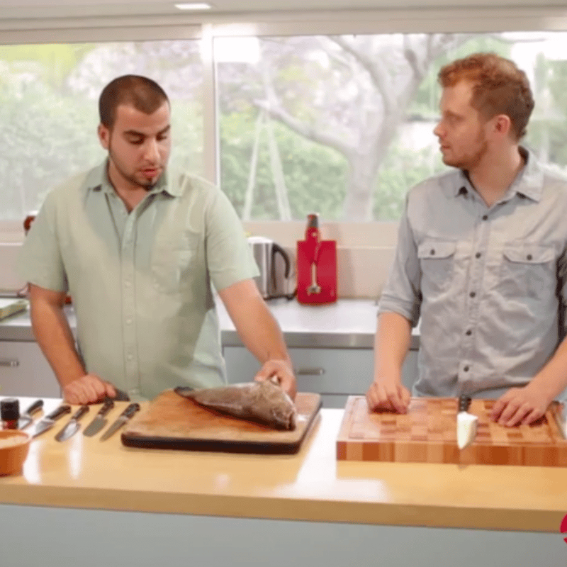 סשימי לוקוס עם רוטב אסייתי