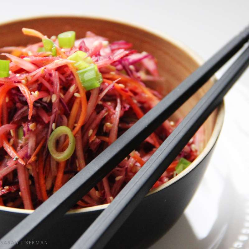 מתכון לסלט שורשים צבעוני