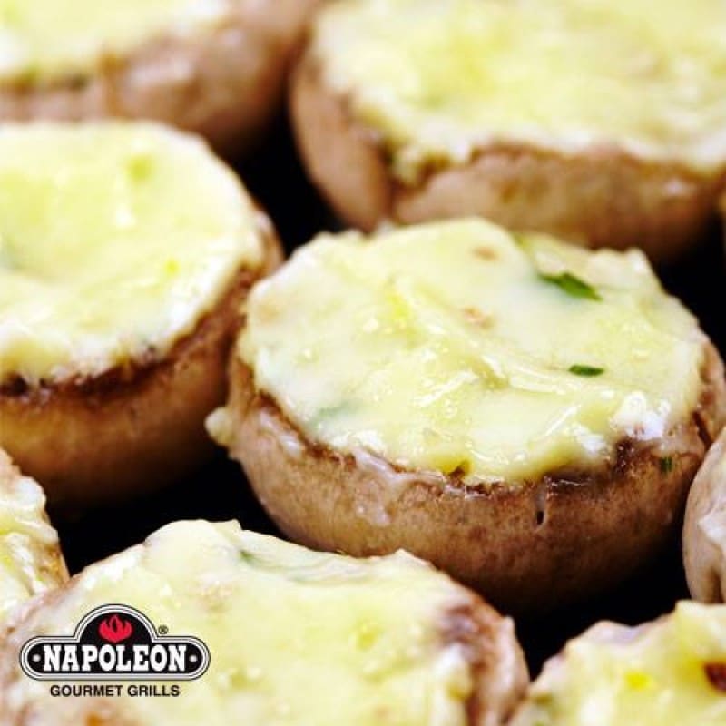 פטריות ממולאות צלויות