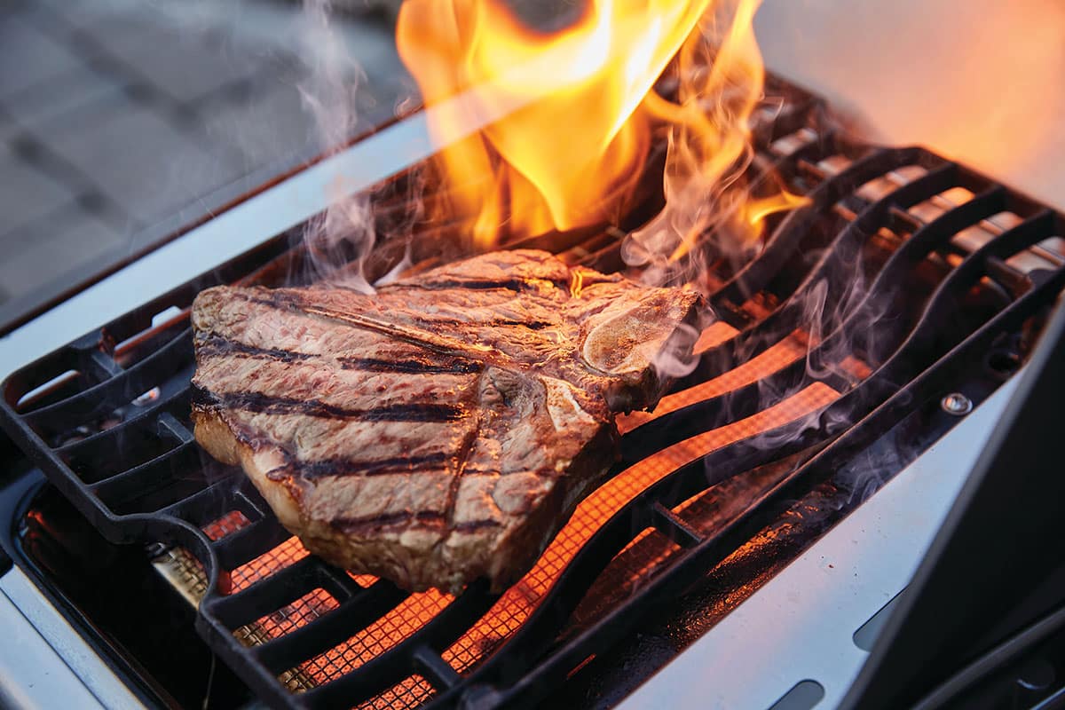 להבה צהובה בגריל/ טאבון