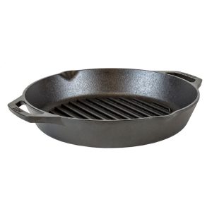 Lodge - מחבת פסים עם 2 ידיות 12" (30.5 ס"מ)