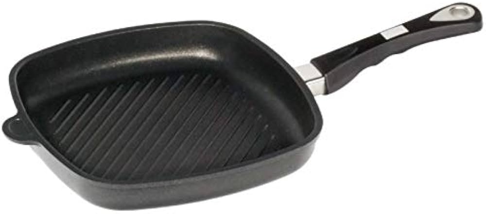 מחבת פסים מרובעת 26 ס"מ - AMT