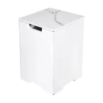 אלמנטי - כיסוי מיכל גז מרובע לבן פורצלן