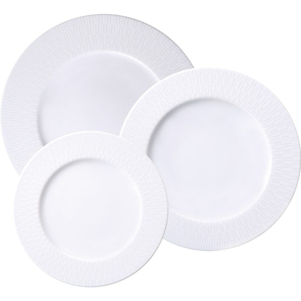 Tramon Porcelain - סט צלחות פורצלן 12 חלקים SANTORINI