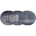 Tramontina - סט צלחות פורצלן 6 חלקים CHURRASCO STONE