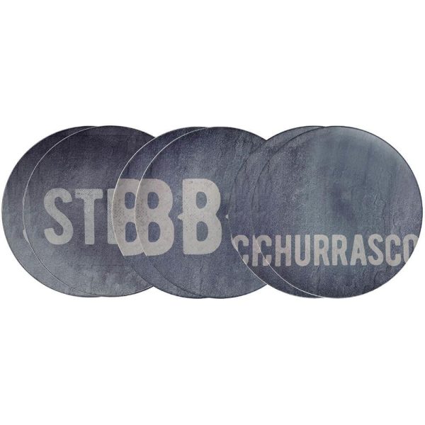 Tramontina - סט צלחות פורצלן 6 חלקים CHURRASCO STONE