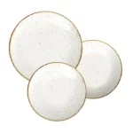 Tramontina - סט צלחות פורצלן 12 חלקים RUSTIC BROWN