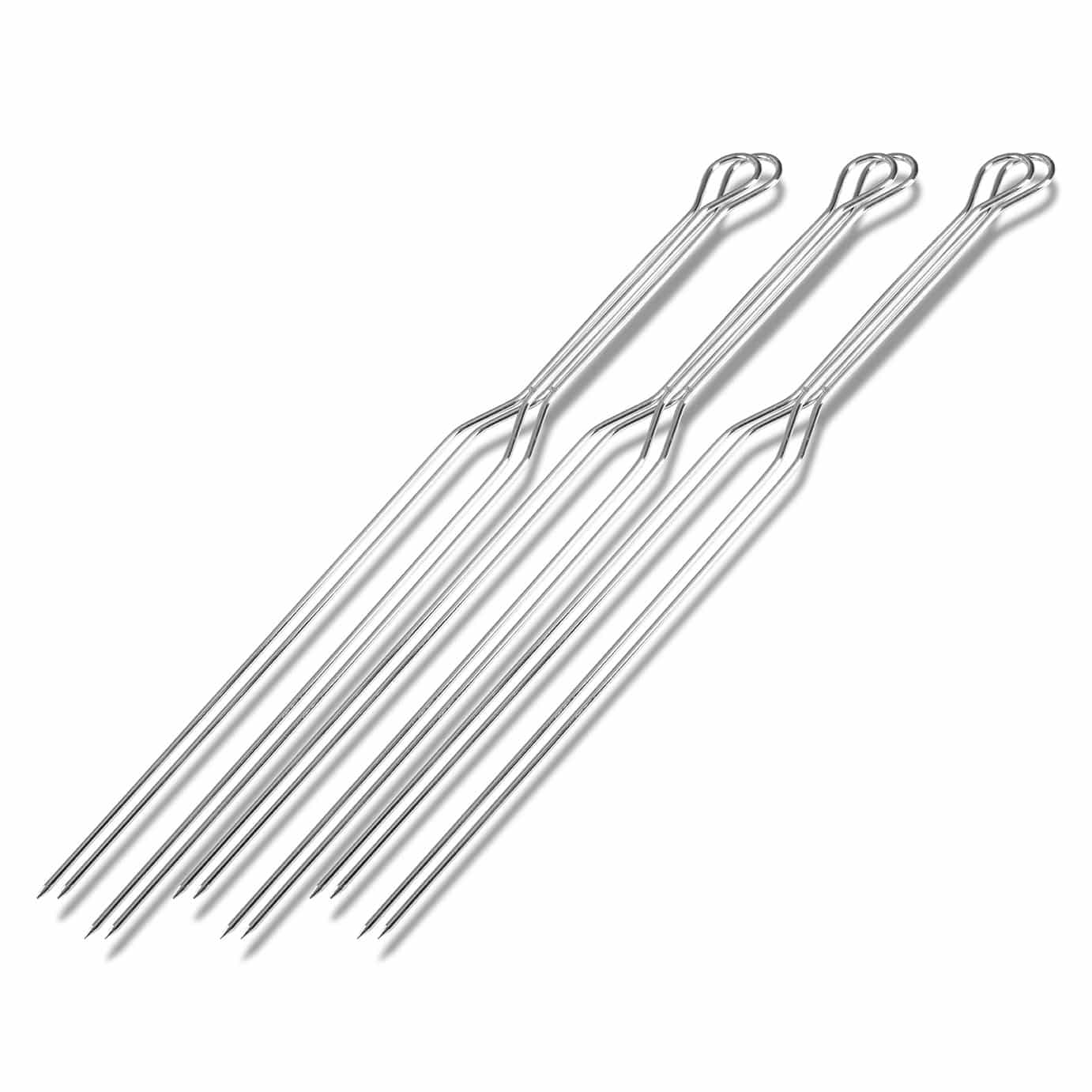 סיזר - סט 6 שיפודים כפולים