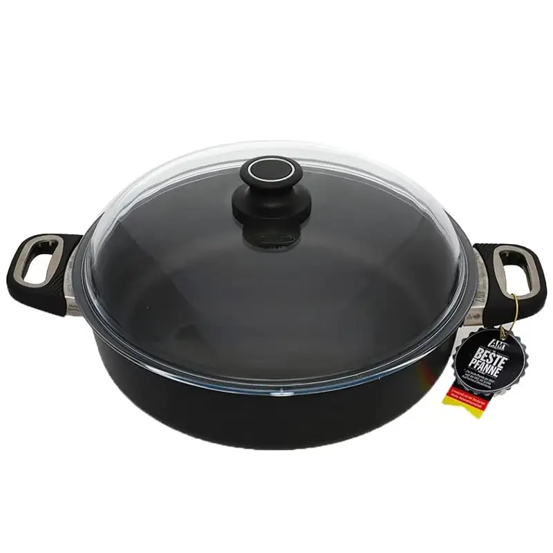 סיר 32 ס"מ / 5.5 ל' + מכסה (אינדוקציה) - AMT