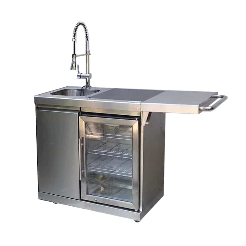 יחידת כיור + מקרר ג'וליוס נירוסטה - CAESAR Julius