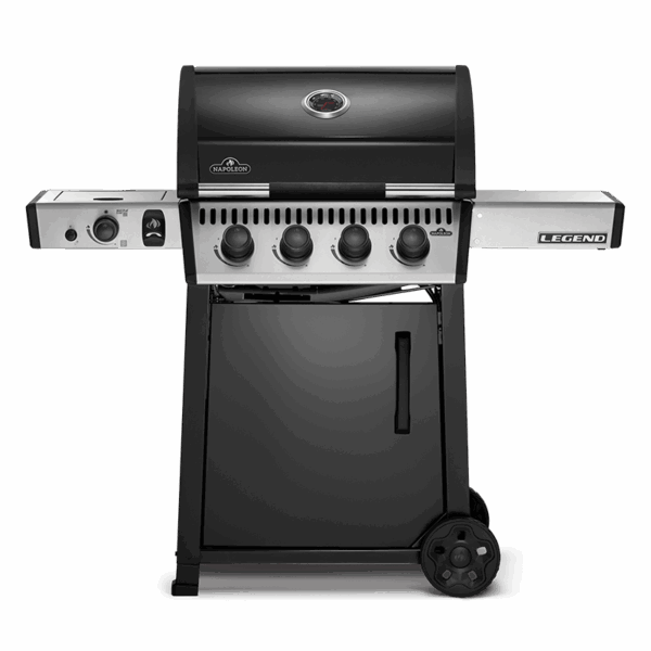 גריל גז Legend 425SIB IL שחור ונירוסטה – כולל כירת צד אינפרא אדום