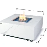 אלמנטי - שולחן אש Bianco