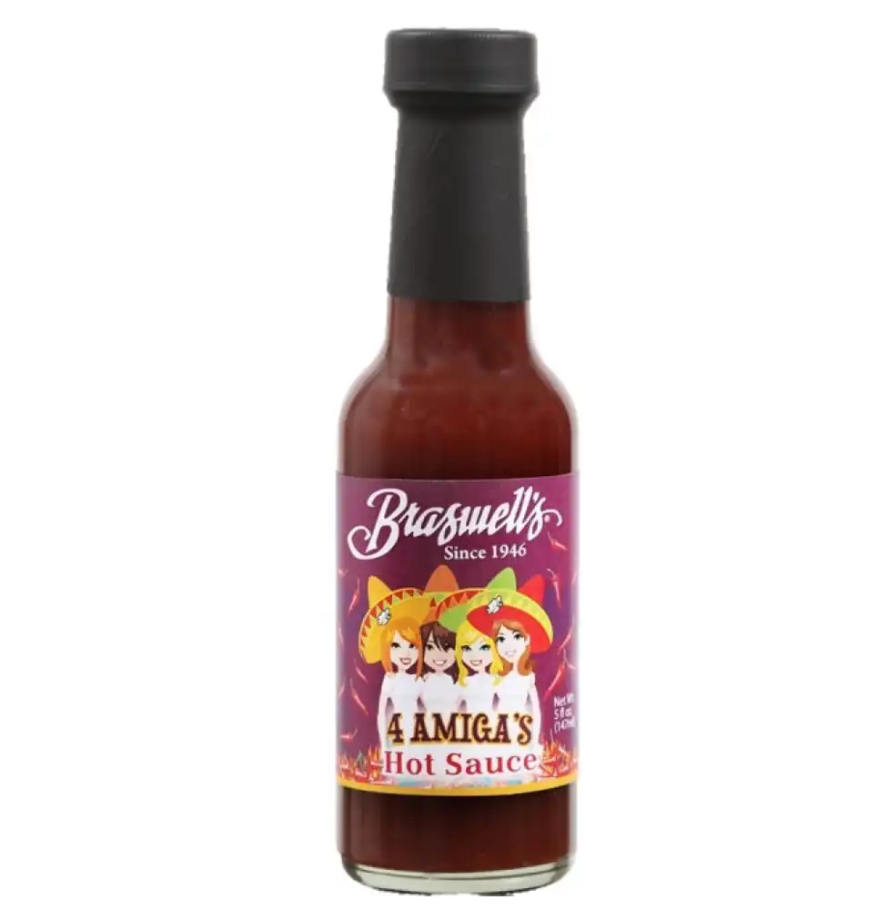 רוטב חריף ארבעת החברות (Four Amigas) -  BRASWELLS