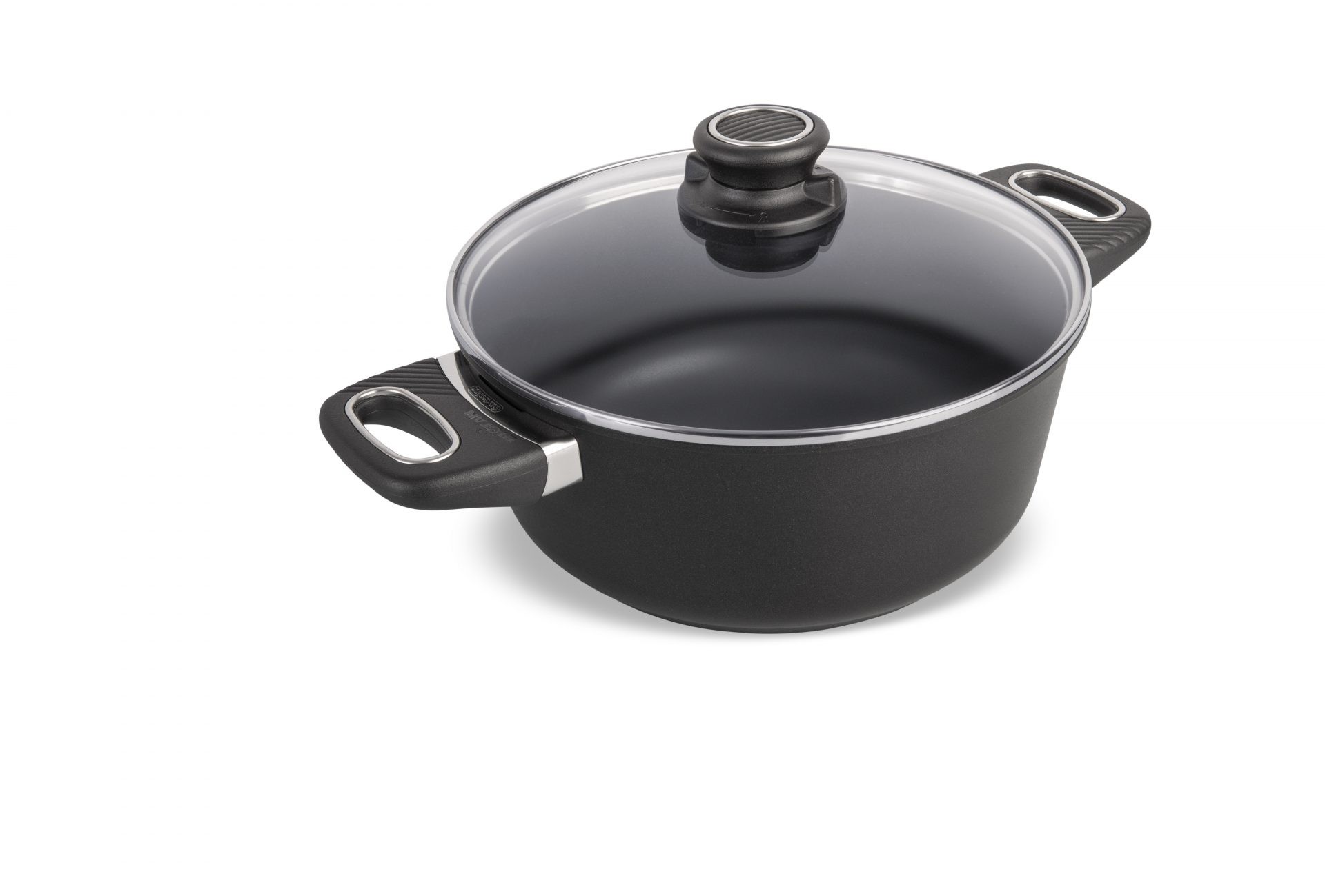 סיר 26*10 ס"מ / 4 ל' + מכסה (אינדוקציה) - AMT