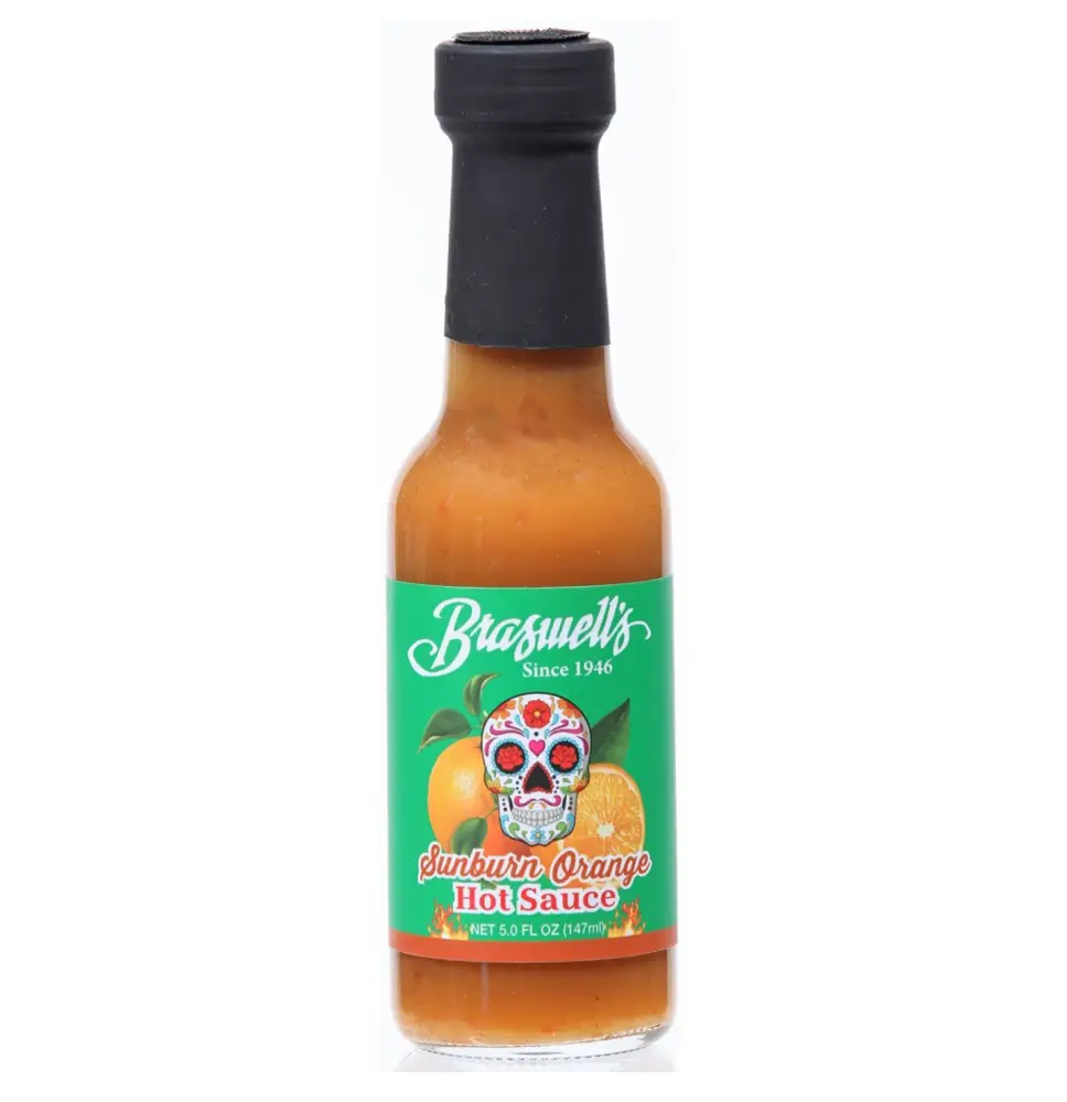 רוטב חריף כוויות שמש בטעם תפוז - BRASWELLS