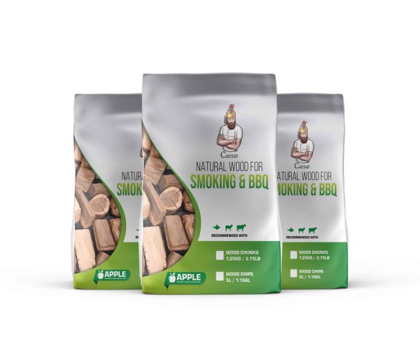 שבבים לעישון וברביקיו 1 ק"ג – תפוח מבית סיזר