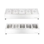 Cozze - דיספנסר תוספות לפיצה 5 תאים