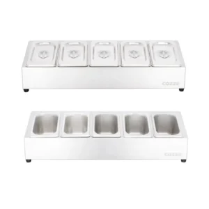 Cozze - דיספנסר תוספות לפיצה 5 תאים