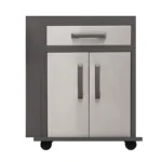 יחידת ארון כפול ומגירה לגריל רוג (כסוף) - NAPOLEON Cab