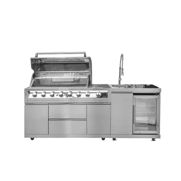 מטבח CAESAR Julius Novell 6 - גריל + יחידת מקרר וכיור